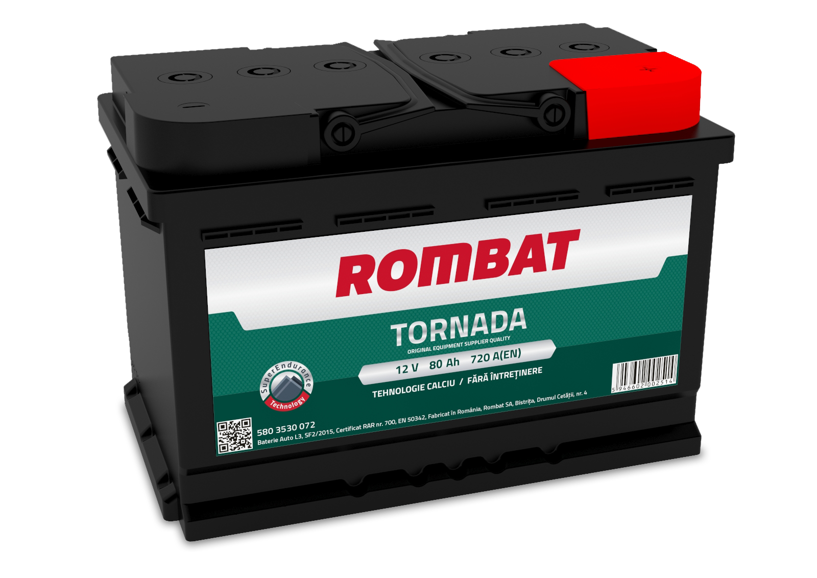 Baterii Rombat auto din gama Clasic