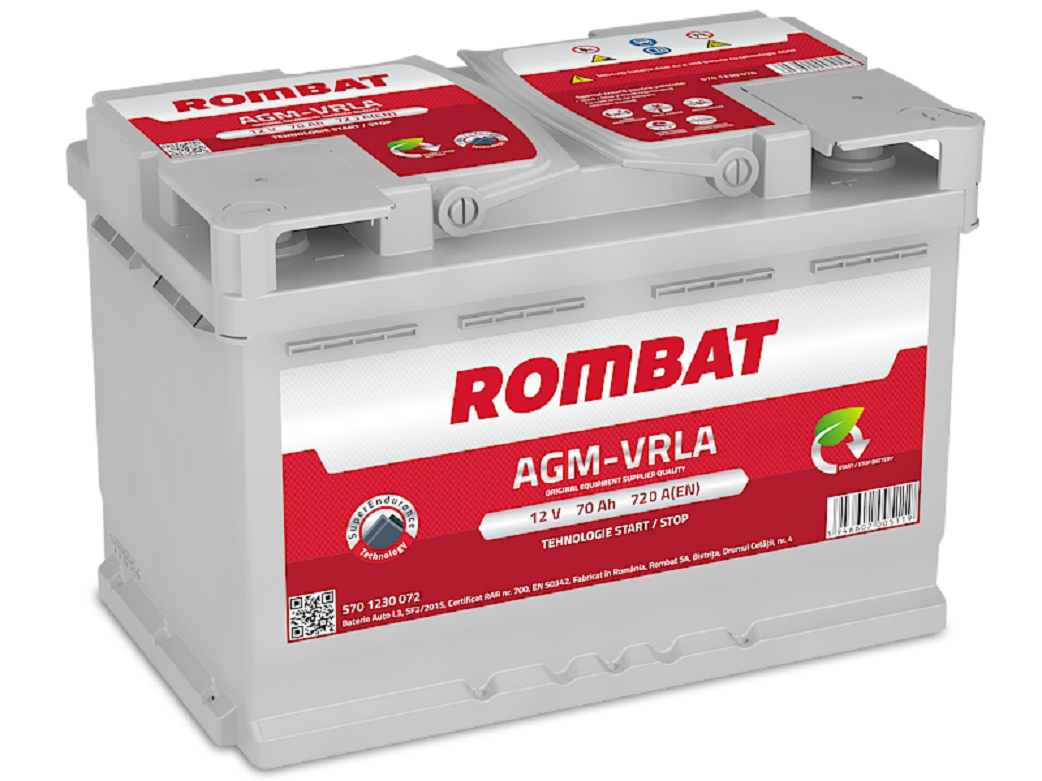 Baterie Automobile AGM Rombat